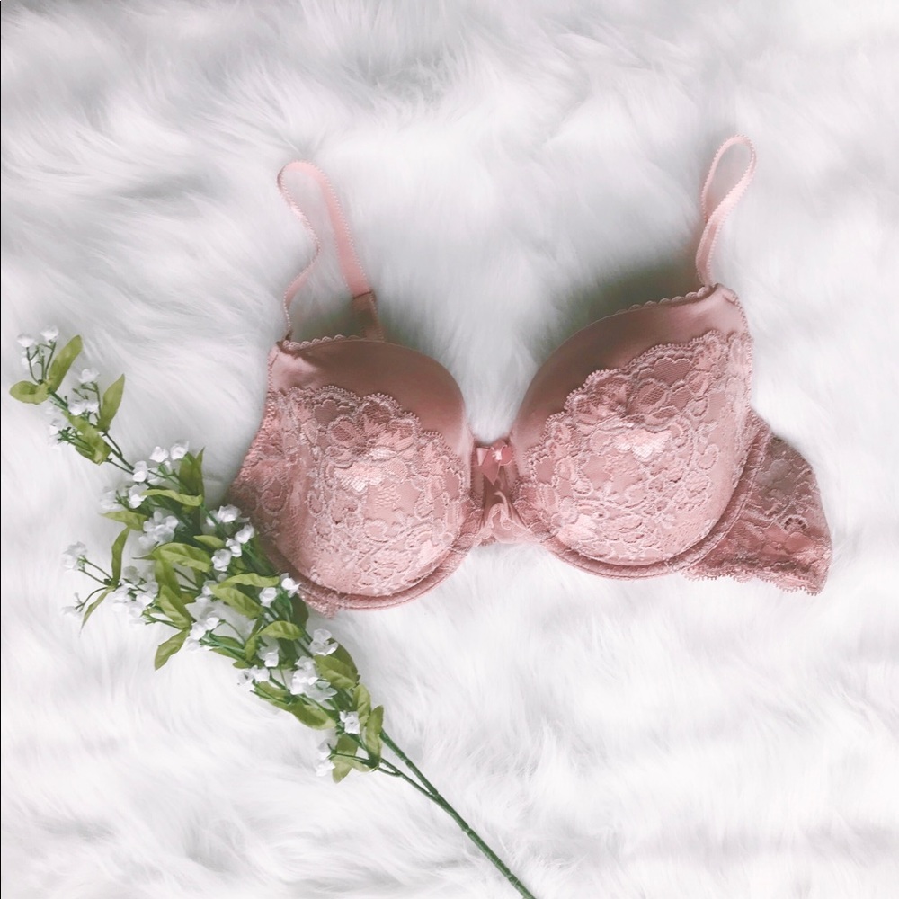 Adore Me Mauve/Purple Lace Bra